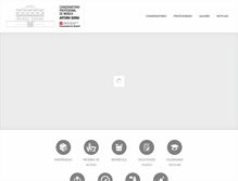 Tablet Screenshot of conservatorioarturosoria.org